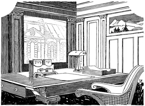 Bureau avec tiroirs