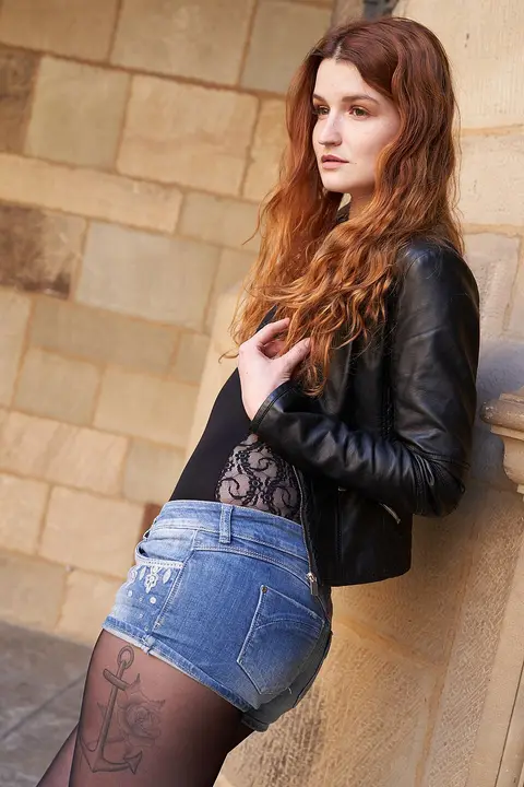 Veste en cuir aviateur XL
