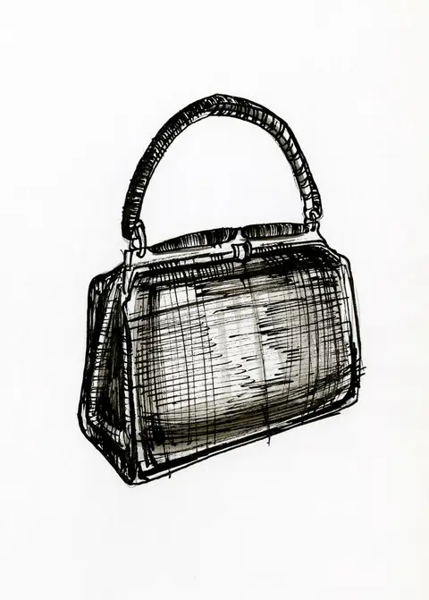 Sac à main noir bandoulière