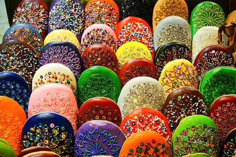 Babouches brodées femme 38