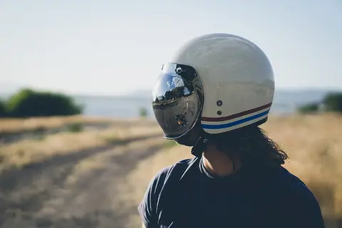 Casque moto cross enfant